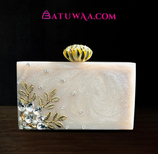 Celebration Glam Resin Clutch - Batuwaa