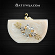 Ocean Elegance Resin Clutch - Batuwaa