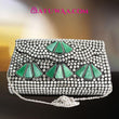 Royal Sapphire Mosaic Brilliance Clutch - Batuwaa