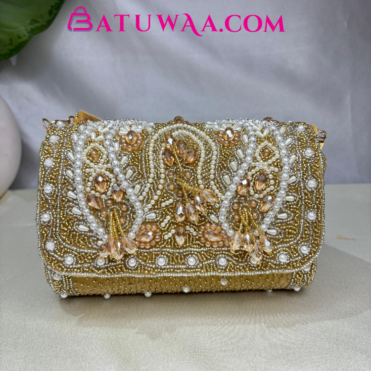 Gleaming Elegance Clutch