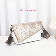 Stylish Sling Bag With Embroidery & adjustable Belt - Batuwaa